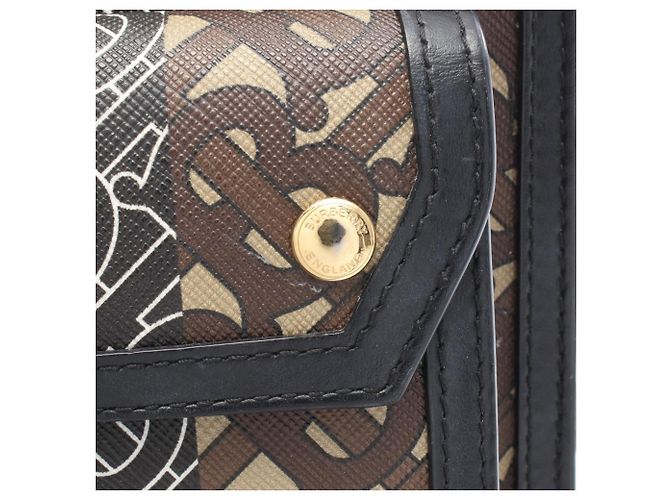 Borsa Mini Pocket Burberry Marrone Nero Multicolore - vista 6