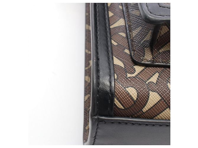Borsa Mini Pocket Burberry Marrone Nero Multicolore - vista 7