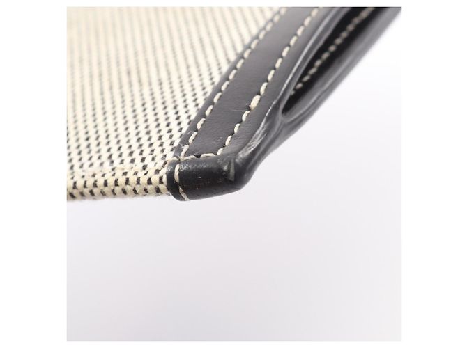 Borsa a tracolla porta-cellulare in tela e pelle Burberry Marrone Nero - vista 7