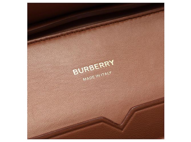 Burberry Elizabeth 2-Way Tote Bag Braun Rot - Ansicht 4
