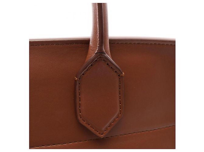 Burberry Elizabeth 2-Way Tote Bag Braun Rot - Ansicht 7