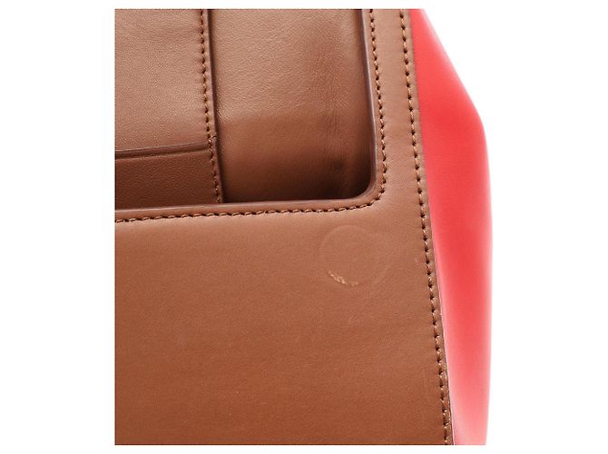 Burberry Elizabeth 2-Way Tote Bag Braun Rot - Ansicht 9