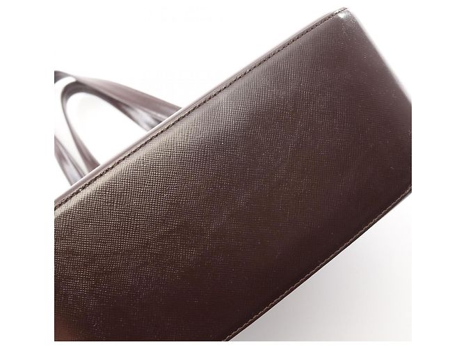 Borsa Tote Burberry Haymarket Check Marrone Multicolore Beige - vista 7