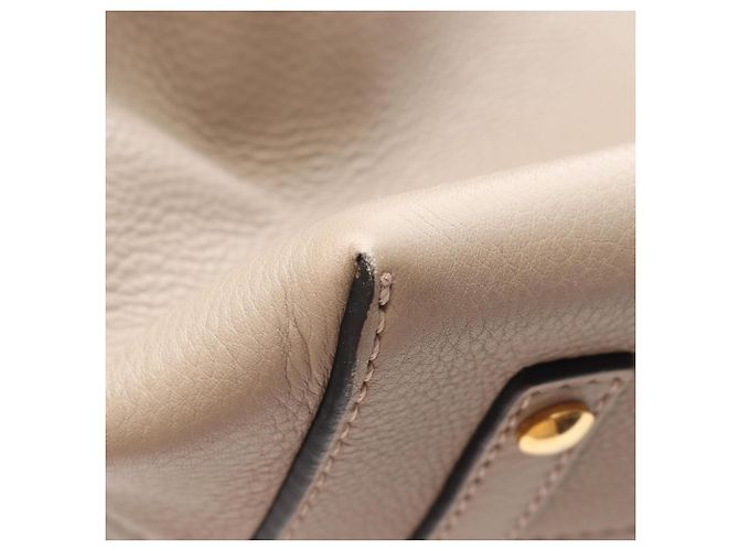 Borsa Burberry Large 2-Way Bianco Beige - vista 11