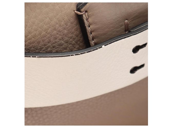Borsa Burberry Large 2-Way Bianco Beige - vista 13