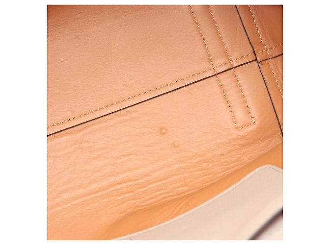 Borsa Burberry Large 2-Way Bianco Beige - vista 5