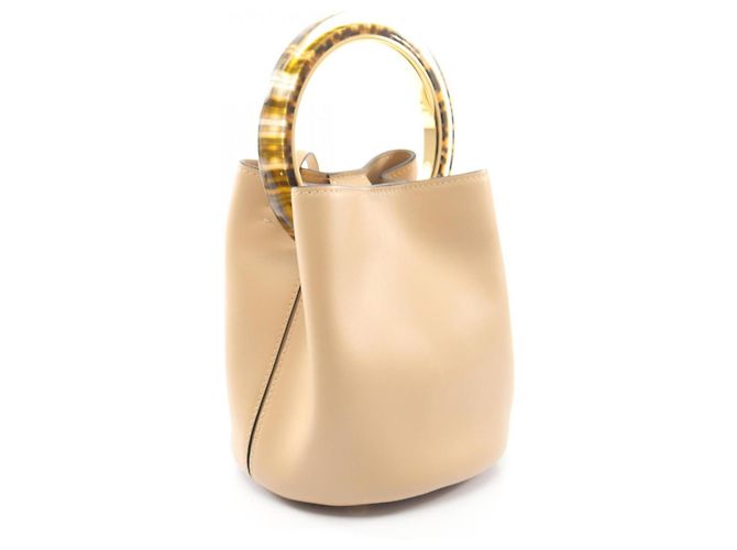 Marni Panier 2-Way Handtasche Beige - Ansicht 2