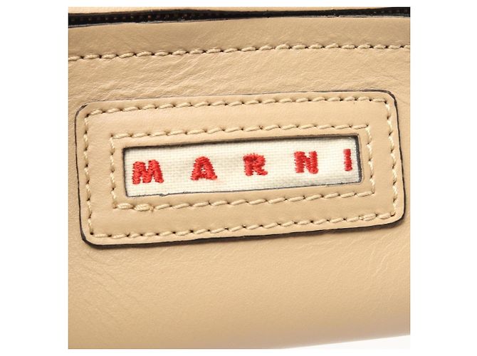 Marni Panier 2-Way Handtasche Beige - Ansicht 4