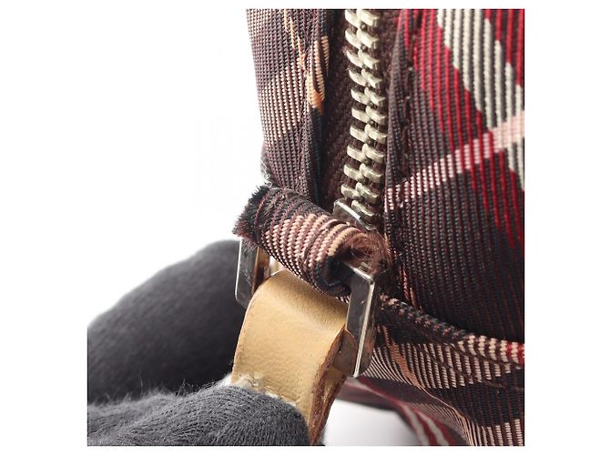 Borsa a tracolla Burberry Blue Label Check Beige - vista 11