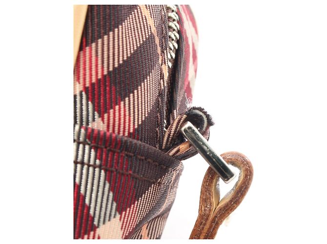 Borsa a tracolla Burberry Blue Label Check Beige - vista 12