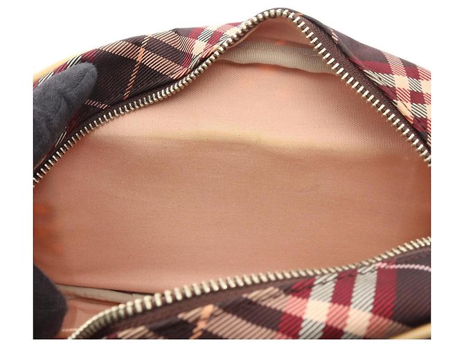 Borsa a tracolla Burberry Blue Label Check Beige - vista 14