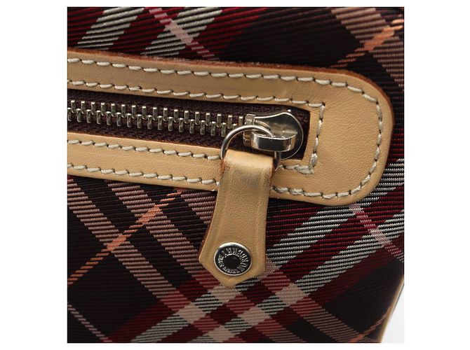 Borsa a tracolla Burberry Blue Label Check Beige - vista 15