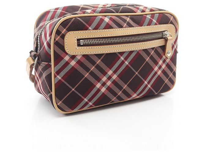 Borsa a tracolla Burberry Blue Label Check Beige - vista 2
