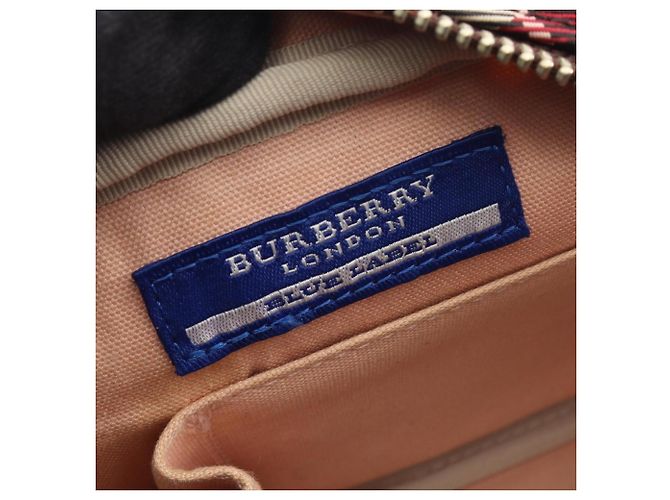 Borsa a tracolla Burberry Blue Label Check Beige - vista 4