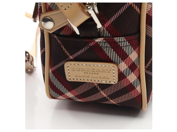 Borsa a tracolla Burberry Blue Label Check Beige - vista 5