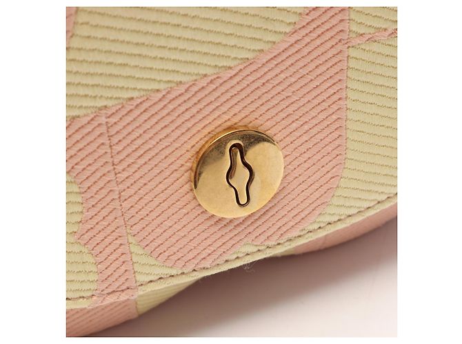 Borsa a tracolla Burberry Chess Satchel Rosa Giallo - vista 11