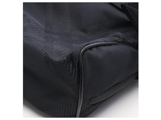 Borsa a tracolla Burberry Check Jacquard Nero - vista 5