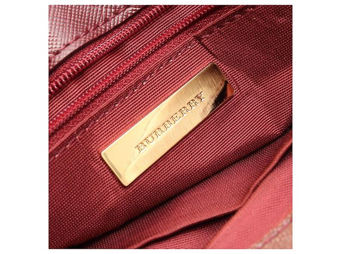 Burberry Nova Check Schultertasche in Multicolor Mehrfarben Beige Bordeaux - Ansicht 4