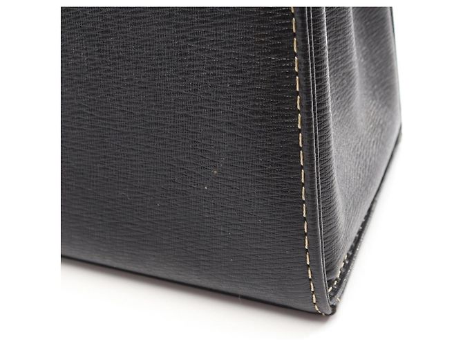 Borsa a mano Burberry in pelle nera Nero - vista 5