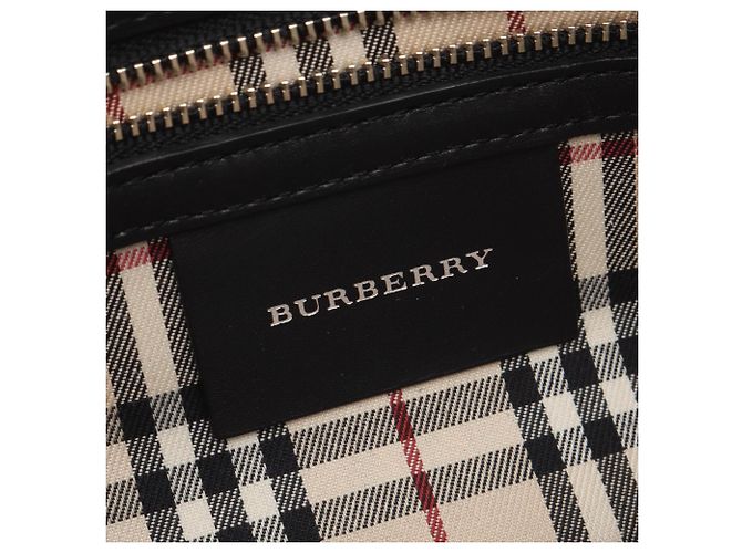 Borsa a tracolla Burberry in pelle nera Nero - vista 4