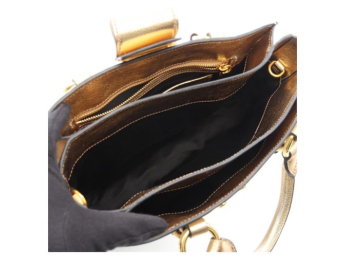 Borsa a mano 2-Way Miu Miu Madras Bianco D'oro - vista 3