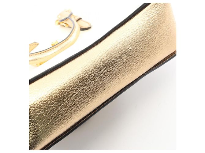 Borsa a mano 2-Way Miu Miu Madras Bianco D'oro - vista 7