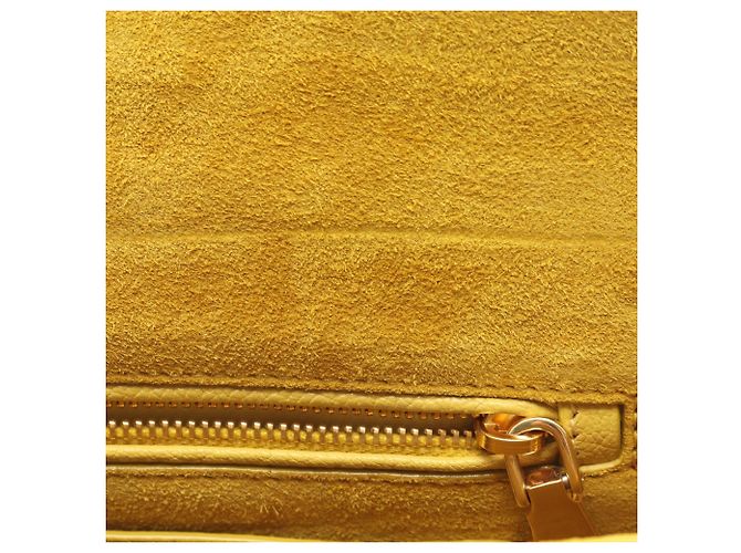 Borsa a tracolla Miu Miu Madras Bianco Giallo - vista 5