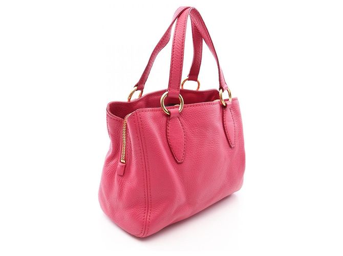 Borsa 2-Way Miu Miu VITELLO CARIBU Rosa - vista 2