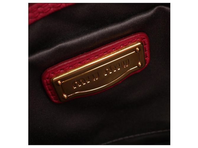 Borsa 2-Way Miu Miu VITELLO CARIBU Rosa - vista 4