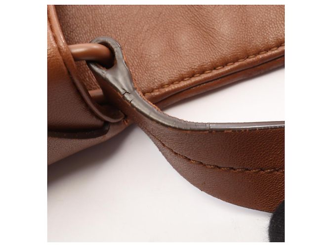 Borsa a tracolla Miu Miu in pelle marrone - vista 9