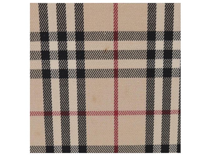Borsa a mano Burberry Nova Check Marrone Multicolore Beige - vista 7