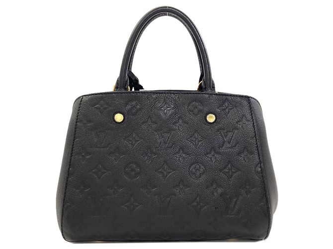 Bolso Louis Vuitton Montaigne BB Negro - vista 2