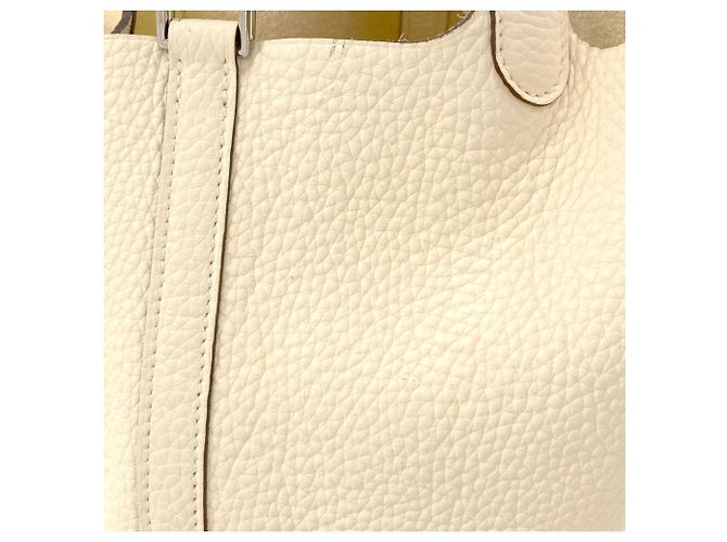 Hermès Sac à main Hermes Picotin Lock PM Écru - vue 10