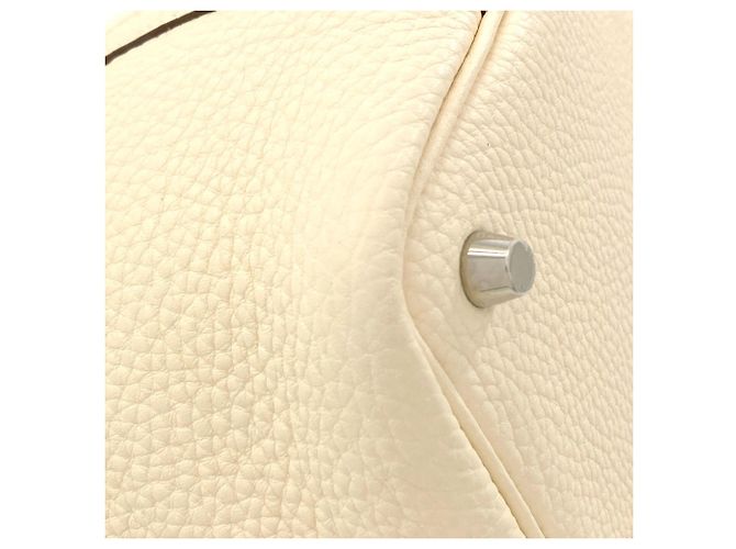 Hermès Sac à main Hermes Picotin Lock PM Écru - vue 12