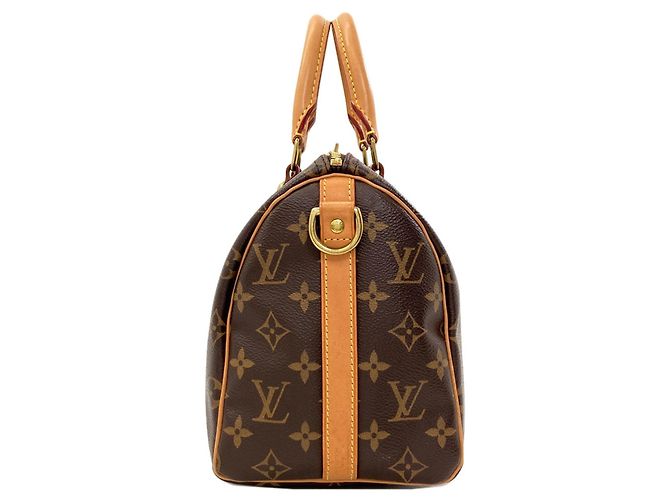 Borsa Louis Vuitton M41113 Speedy Bandoulière 25 Monogramma - vista 3