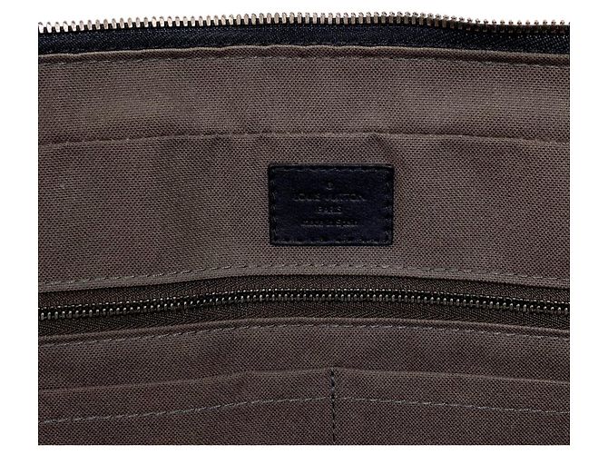 Sac briefcase Louis Vuitton Damier Infini Noir - vue 6