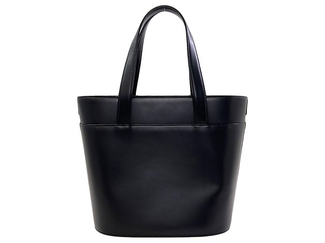 Borsa a mano in pelle Burberry Check da donna Nero - vista 2
