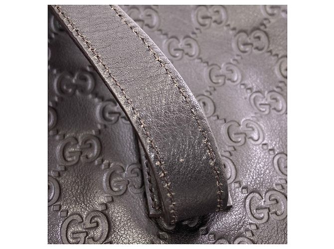 Borsa Tote Gucci 211133 GG Signature Shima Nero - vista 10