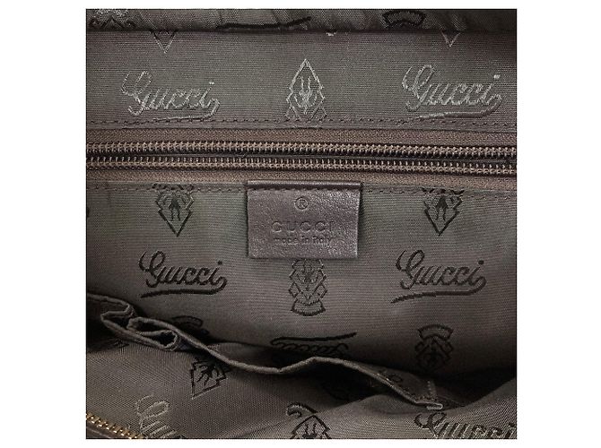 Borsa Tote Gucci 211133 GG Signature Shima Nero - vista 6