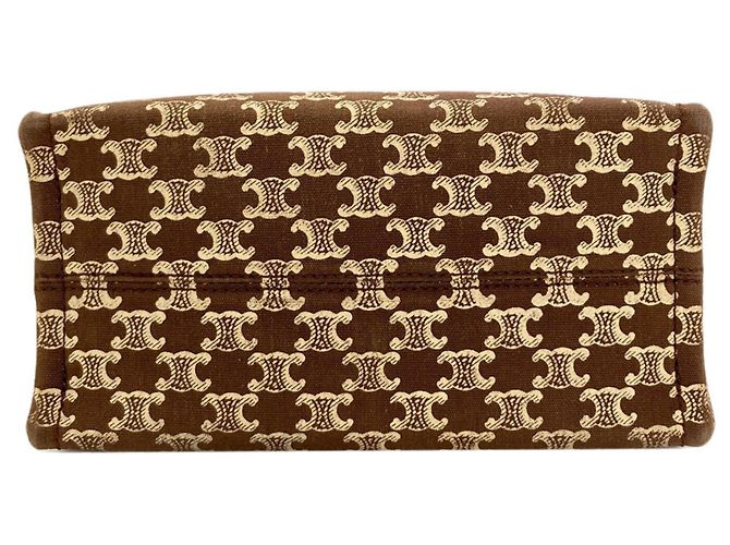 Céline Sac à main 2-Way Celine Small Cabas Thais Triomphe Marron - vue 4