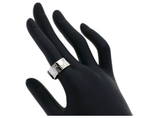Anello Gucci Icon Wide Band in oro bianco 18K - vista 6