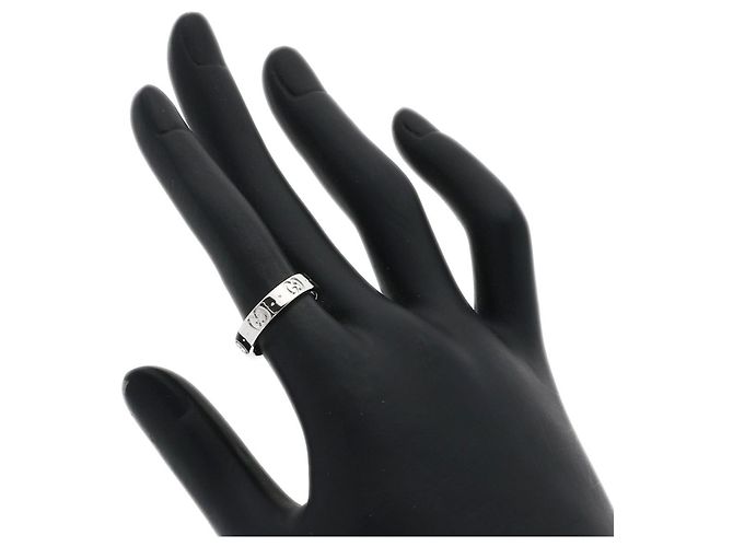 Anello Gucci Icon Band in oro bianco 18K - vista 6