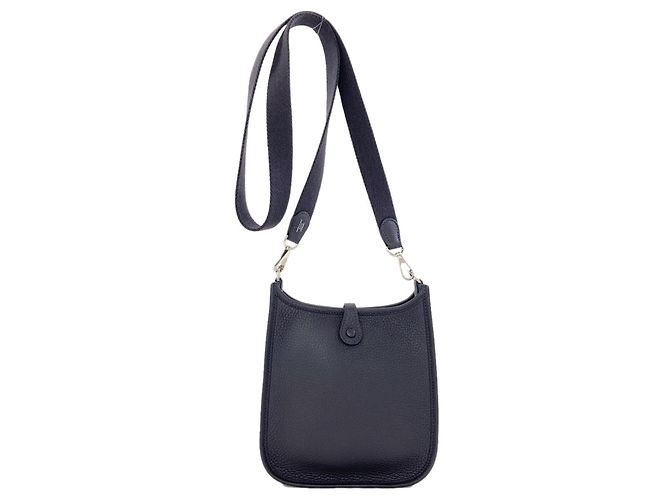 Hermès Borsa a tracolla Hermes Evelyne TPM Blu navy - vista 2