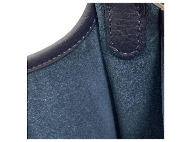 Hermès Borsa a tracolla Hermes Evelyne TPM Blu navy - vista 8