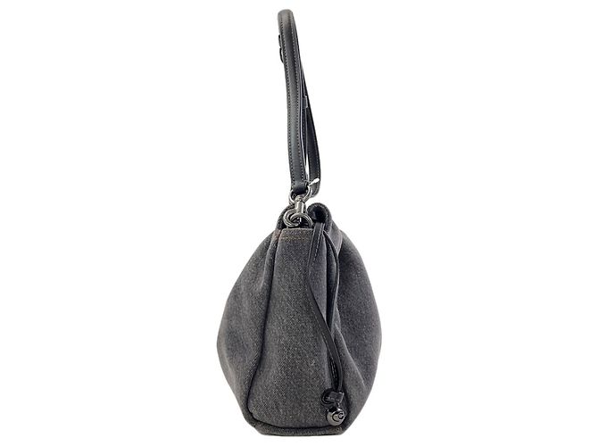 Coach CAK36 Faye Schultertasche mit Kordzug Braun - Ansicht 3