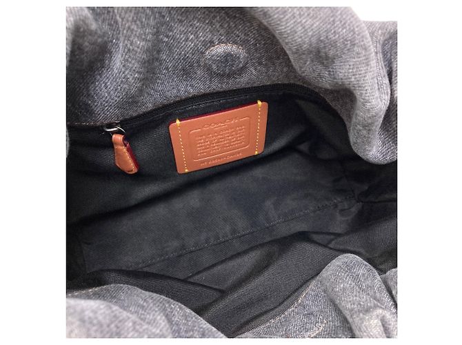 Coach CAK36 Faye Schultertasche mit Kordzug Braun - Ansicht 5