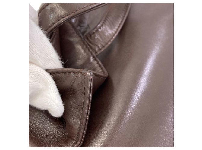 Borsa Loewe Square Anagram Marrone scuro - vista 10