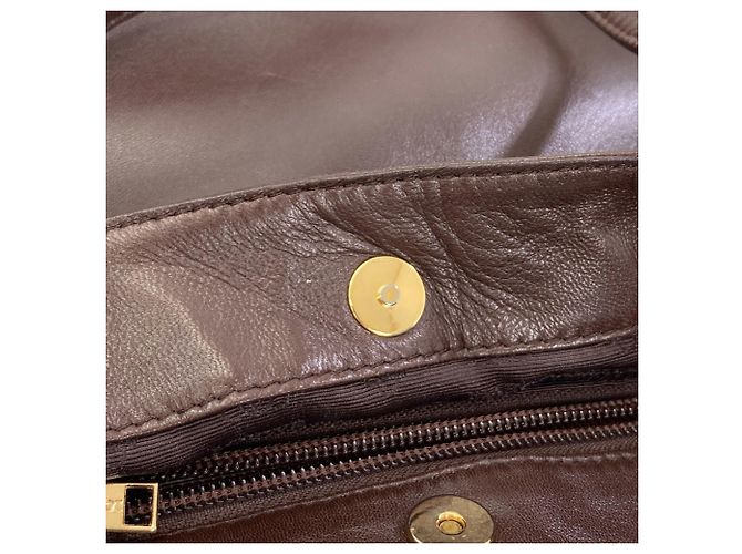Borsa Loewe Square Anagram Marrone scuro - vista 7
