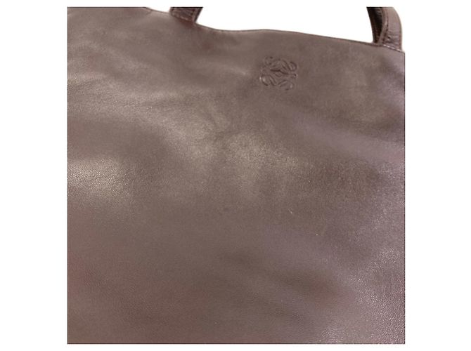 Borsa Loewe Square Anagram Marrone scuro - vista 8