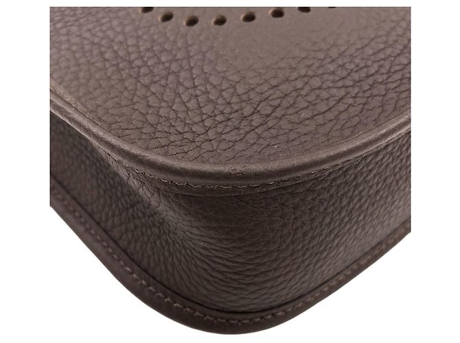 Hermès Hermes Evelyne TPM Schultertasche Dunkelbraun - Ansicht 10